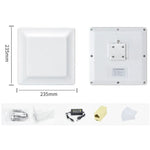 Leitor-Escritor Integrado RFID UHF de Longo Alcance com Chip E710, Estilo: Com Alimentação por Ethernet, Com Alimentação por Ethernet