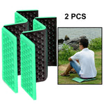 2 PEÇAS Almofada de Massagem Celular Dobrável Portátil para Exterior, Impermeável, Tapetes para Assento de Piquenique, Almofada EVA, 2 PEÇAS (Laranja), 2 PEÇAS (Azul), 2 PEÇAS (Roxo), 2 PEÇAS (Vermelho), 2 PEÇAS (Verde escuro), 2 PEÇAS (Verde relva)