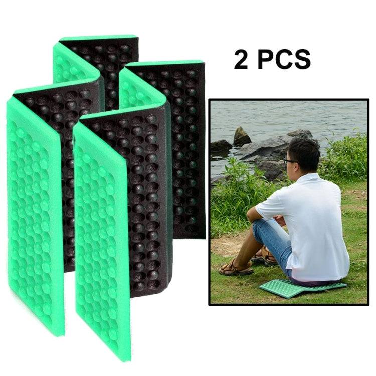 2 PEÇAS Almofada de Massagem Celular Dobrável Portátil para Exterior, Impermeável, Tapetes para Assento de Piquenique, Almofada EVA, 2 PEÇAS (Laranja), 2 PEÇAS (Azul), 2 PEÇAS (Roxo), 2 PEÇAS (Vermelho), 2 PEÇAS (Verde escuro), 2 PEÇAS (Verde relva)