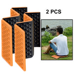 2 PEÇAS Almofada de Massagem Celular Dobrável Portátil para Exterior, Impermeável, Tapetes para Assento de Piquenique, Almofada EVA, 2 PEÇAS (Laranja), 2 PEÇAS (Azul), 2 PEÇAS (Roxo), 2 PEÇAS (Vermelho), 2 PEÇAS (Verde escuro), 2 PEÇAS (Verde relva)