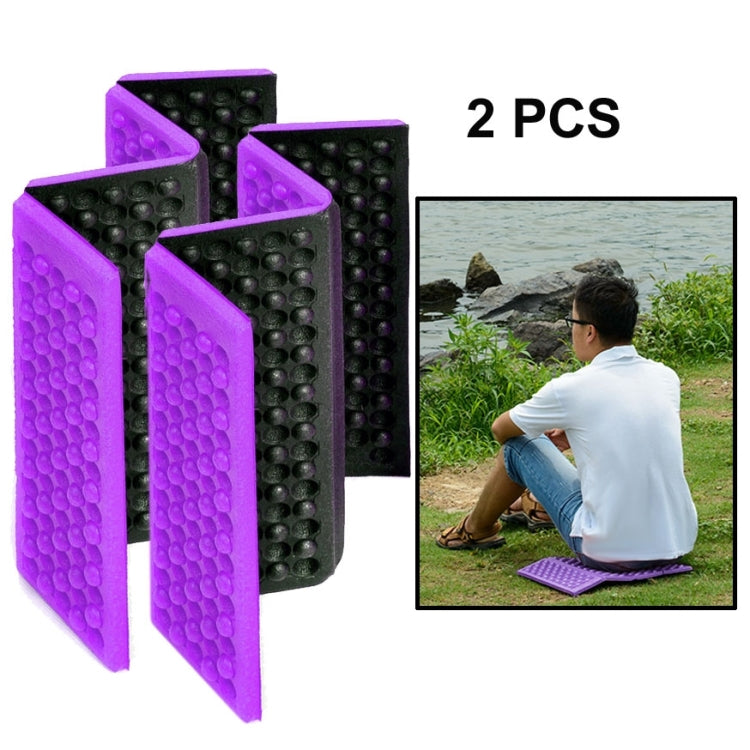2 PEÇAS Almofada de Massagem Celular Dobrável Portátil para Exterior, Impermeável, Tapetes para Assento de Piquenique, Almofada EVA, 2 PEÇAS (Laranja), 2 PEÇAS (Azul), 2 PEÇAS (Roxo), 2 PEÇAS (Vermelho), 2 PEÇAS (Verde escuro), 2 PEÇAS (Verde relva)