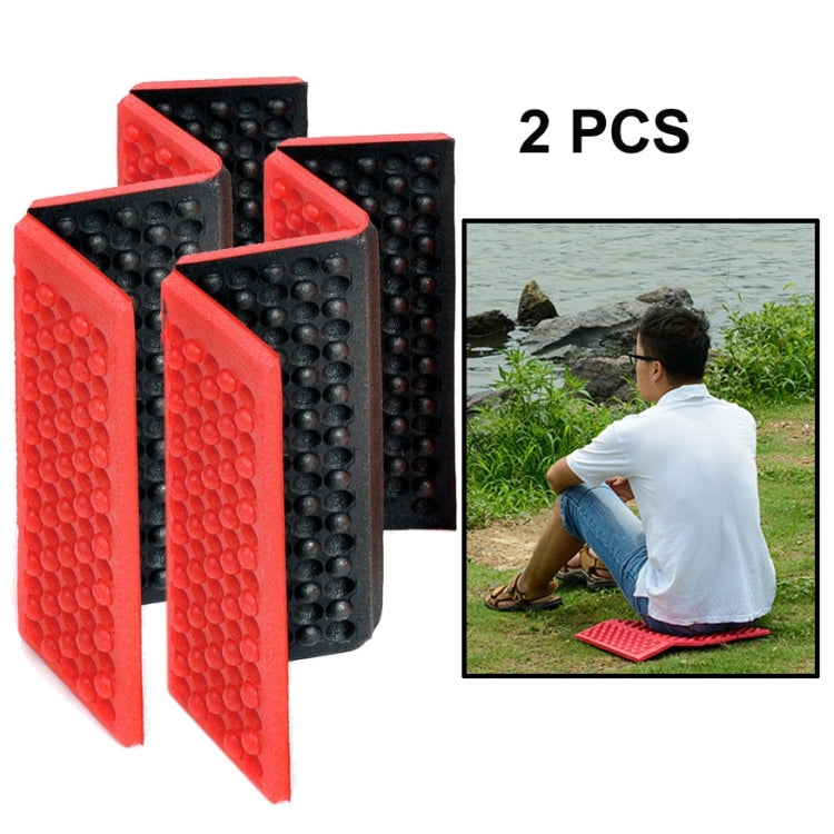 2 PEÇAS Almofada de Massagem Celular Dobrável Portátil para Exterior, Impermeável, Tapetes para Assento de Piquenique, Almofada EVA, 2 PEÇAS (Laranja), 2 PEÇAS (Azul), 2 PEÇAS (Roxo), 2 PEÇAS (Vermelho), 2 PEÇAS (Verde escuro), 2 PEÇAS (Verde relva)