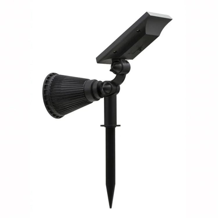 Luzes Solares 2 em 1 Impermeáveis com 4 LEDs, Holofote Solar Ajustável, Luz de Parede, Luz de Paisagem, Iluminação de Segurança