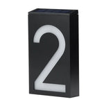 Lâmpada de Placa de Porta Montada na Parede Solar 0,36W com 6 LEDs Luzes de Varanda Número da Casa com Painel Solar(1), -1.0, -2.0, -3.0, -4.0, -5.0, -6.0, -7.0, -8.0, -9.0, 0.0