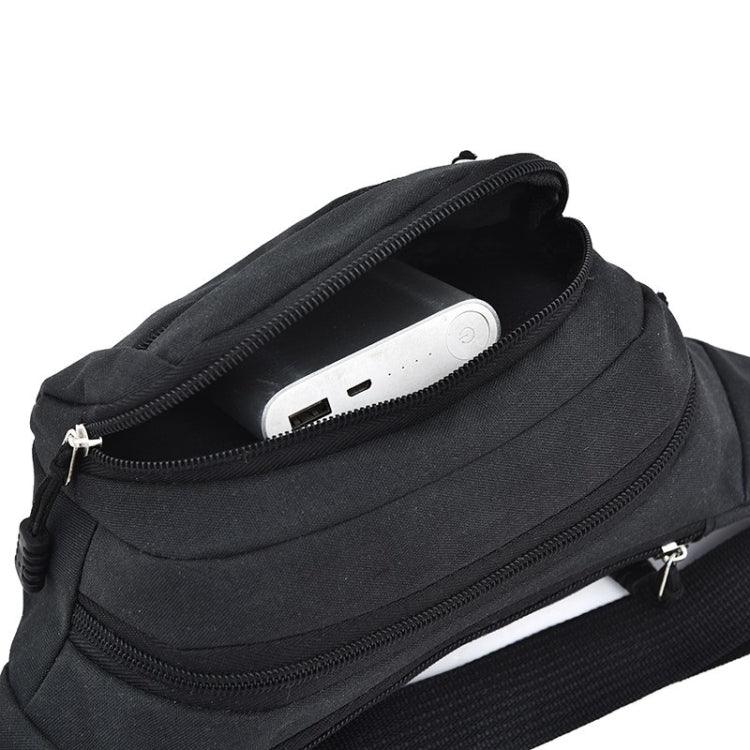 Bolsa de Peito Impermeável com Bolsos Multifuncionais de Cor Pura para Desporto na Cintura