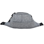 Bolsa de Peito Impermeável com Bolsos Multifuncionais de Cor Pura para Desporto Casual na Cintura