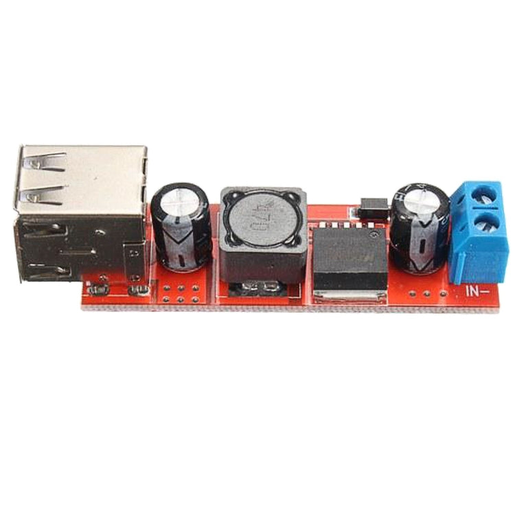 Módulo conversor DC-DC LDTR-WG0257 USB duplo 9V/12V/24V/36V para 5V 3A, 9V-36V para 5V 3A