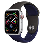 Pulseira de Relógio em Silicone de Duas Cores para Apple Watch Series 3 & 2 & 1 38mm (Branco+Vermelho)