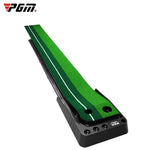 Treinador de prática de putting de golfe interior PGM com pega de 3m, ritmo de prática com retorno automático em fairways, 3m