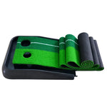 Treinador de prática de putting de golfe interior PGM com pega de 3m, ritmo de prática com retorno automático em fairways, 3m