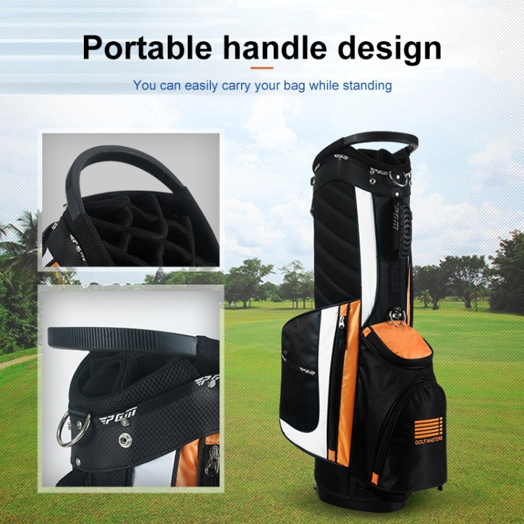 Saco Leve de Nylon para Golfe PGM com Suporte (Preto Verde), QB027 Branco, QB027 Laranja, QB027 Verde