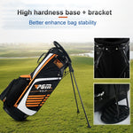 Saco Leve de Nylon para Golfe PGM com Suporte (Preto Verde), QB027 Branco, QB027 Laranja, QB027 Verde