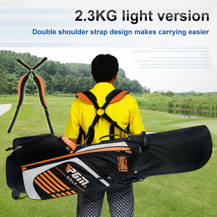 Saco Leve de Nylon para Golfe PGM com Suporte (Preto Verde), QB027 Branco, QB027 Laranja, QB027 Verde