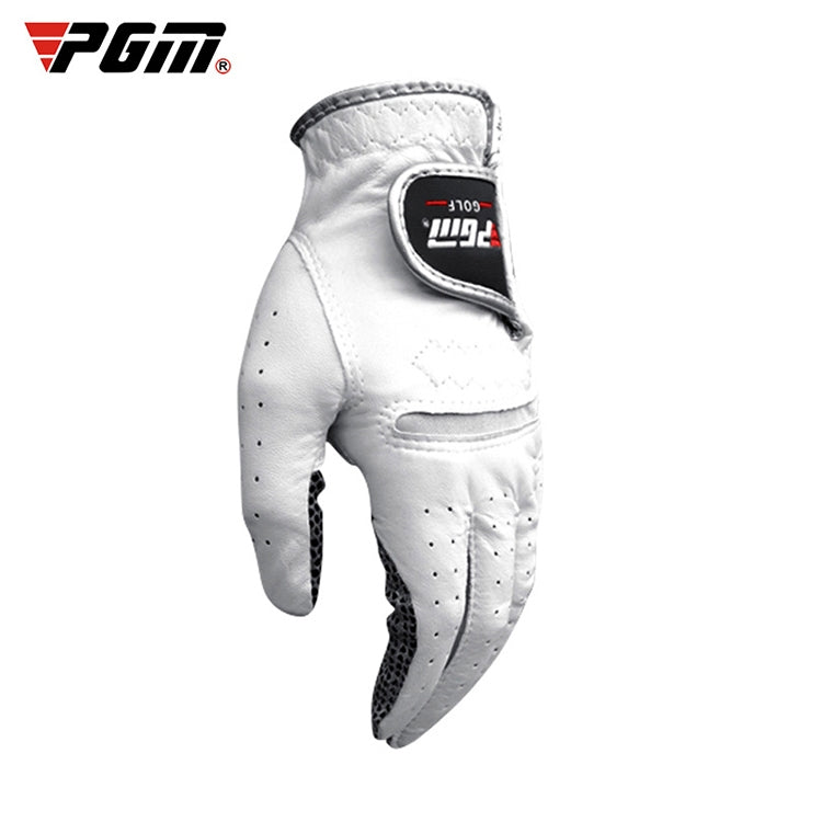 Luvas Únicas Antiderrapantes de Pele de Carneiro PGM Golf para Homem (Tamanho: 27-Mão Direita), Mão Esquerda, Mão Direita