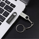 Pen USB 2.0 MicroDrive 16GB Metal à Prova de Água Alta Velocidade (Cinza), 16GB