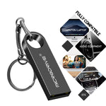 Pen USB 2.0 MicroDrive 16GB Metal à Prova de Água Alta Velocidade (Cinza), 16GB