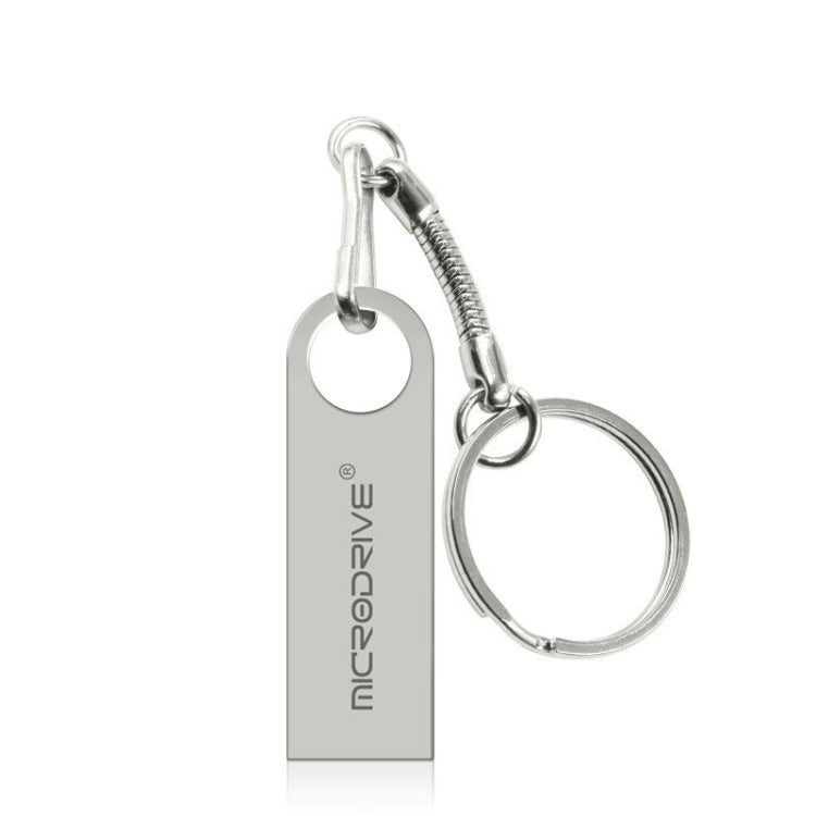 Pen USB 2.0 MicroDrive 16GB Metal à Prova de Água Alta Velocidade (Cinza), 16GB