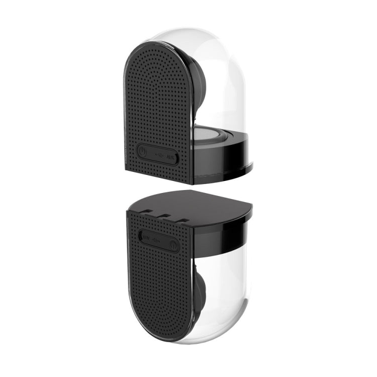 Coluna Estéreo Surround HiFi Bluetooth Sem Fios Magnética TWS 3D Verdadeira com Casa Totalmente Transparente