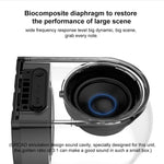Coluna Estéreo Surround HiFi Bluetooth Sem Fios Magnética TWS 3D Verdadeira com Casa Totalmente Transparente