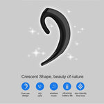 Auricular Bluetooth Sem Fios Estilo Empresarial com Gancho para a Orelha