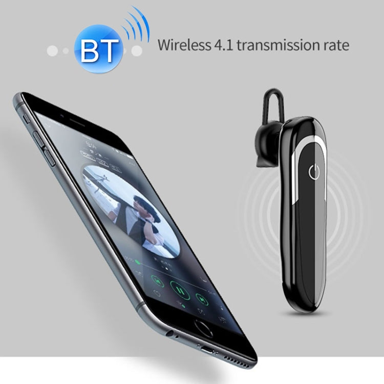 Auricular Bluetooth Empresarial Moloke D5 Tipo Gancho para a Orelha Resistente à Água Anti-suor Cancelamento de Ruído Som HiFi