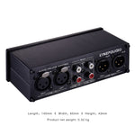 Comutador LINEPAUDIO A977 2 Entradas 2 Saídas, Pré-Amplificador Passivo de Balanceamento Completo, Controlador de Volume para Fonte de Som Ativa Dupla, A977