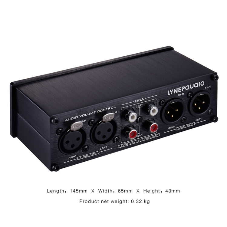 Comutador LINEPAUDIO A977 2 Entradas 2 Saídas, Pré-Amplificador Passivo de Balanceamento Completo, Controlador de Volume para Fonte de Som Ativa Dupla, A977