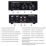 Comutador LINEPAUDIO A977 2 Entradas 2 Saídas, Pré-Amplificador Passivo de Balanceamento Completo, Controlador de Volume para Fonte de Som Ativa Dupla, A977