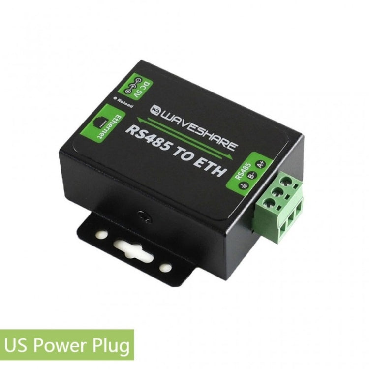 Conversor Waveshare RS485 para Ethernet, ficha US, RS485