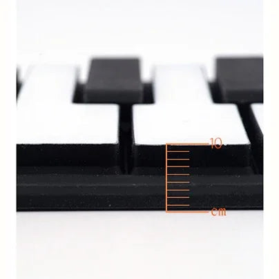 Piano Eletrónico de Silicone para Crianças com 49 Teclas, colorido