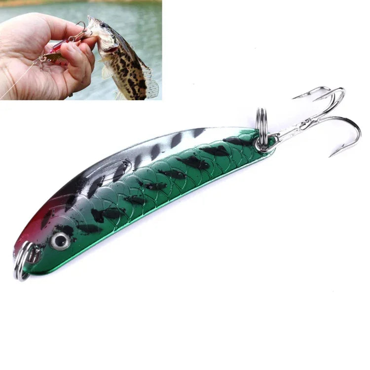 HENGJIA SPB30 Conjunto de 30 Peças de Lantejoulas Metálicas para Isco Falso, Isco Fresco para Robalo Marinho, Comprimento: 2,5 a 4cm, Embalado