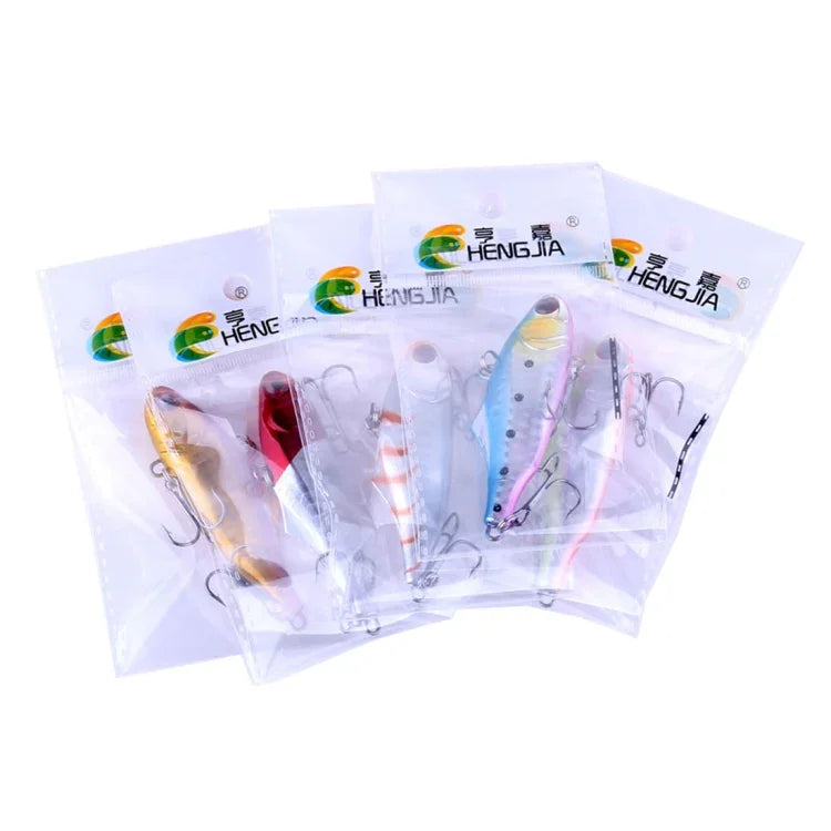HENGJIA VI026 Iscos Duros de Plástico de Natação Completa 7cm/24g, Conjunto de Iscos para Pesca, Embalado