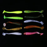 HENGJIA SO041 5cm/0,6g 10 Peças de Isco Macio Wobbler para Pesca, Isco de Silicone para Jigging e Swimbaits