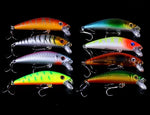 HENGJIA Set056 Conjunto de 56 Peças de Lantejoulas Metálicas para Isco Falso, Isco Fresco para Robalo Marinho, Comprimento: 3 a 10cm, Embalado