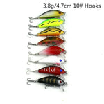 Conjunto HENGJIA Set002 com 43 Peças de Lantejoulas Metálicas, Isco Artificial para Pesca de Robalo Fresco, Comprimento: 5 a 10,5cm, Embalado