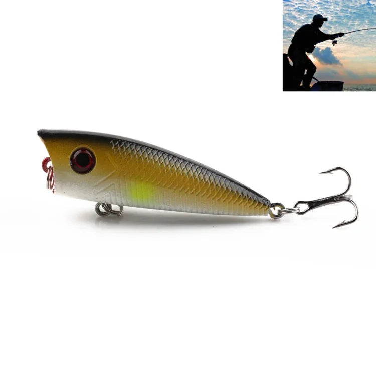 HENGJIA PO035 Iscos Artificiais Rígidos de Simulação 6cm/6g para Pesca, Adequados para Água Salgada e Doce, PO035 1#, PO035 2#, PO035 3#, PO035 4#, PO035 5#