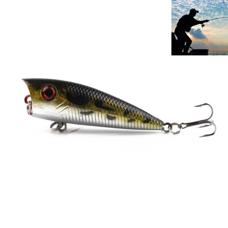HENGJIA PO035 Iscos Artificiais Rígidos de Simulação 6cm/6g para Pesca, Adequados para Água Salgada e Doce, PO035 1#, PO035 2#, PO035 3#, PO035 4#, PO035 5#
