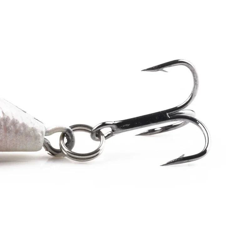 HENGJIA PO035 Conjunto de 5 Peças de Iscos Duros Simulados 6cm/6g para Pesca, Adequados para Água Salgada e Doce, PO035 5pcs