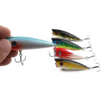 HENGJIA PO035 Conjunto de 5 Peças de Iscos Duros Simulados 6cm/6g para Pesca, Adequados para Água Salgada e Doce, PO035 5pcs