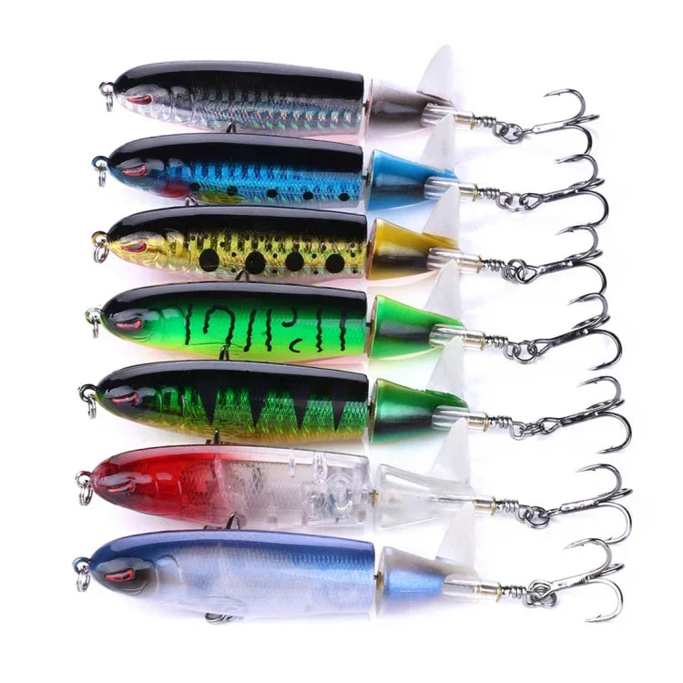 HENGJIA PE018 Iscos Duros em Forma de Hélice Trator 10cm/13g para Pesca, Adequados para Água Salgada e Doce, PE018 1#, PE018 2#, PE018 3#, PE018 4#, PE018 5#, PE018 6#, PE018 7#, PE018 8#