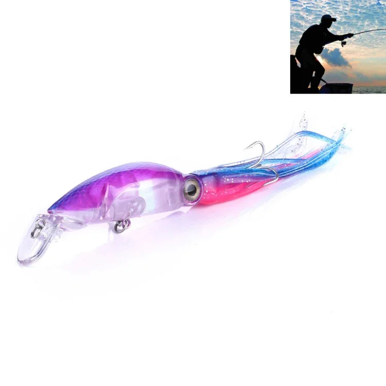 HENGJIA JIZ002 Iscos Duros em Forma de Polvo Grande 10cm/16,6g para Pesca de Longo Alcance, Adequados para Pesca Marinha e Água Doce, JIZ002 A, JIZ002 B, JIZ002 C, JIZ002 D, JIZ002 E, JIZ002 F, JIZ002 G, JIZ002 H