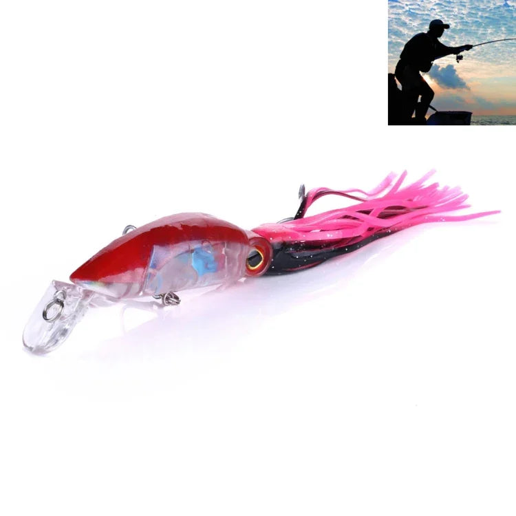 HENGJIA JIZ002 Iscos Duros em Forma de Polvo Grande 10cm/16,6g para Pesca de Longo Alcance, Adequados para Pesca Marinha e Água Doce, JIZ002 A, JIZ002 B, JIZ002 C, JIZ002 D, JIZ002 E, JIZ002 F, JIZ002 G, JIZ002 H