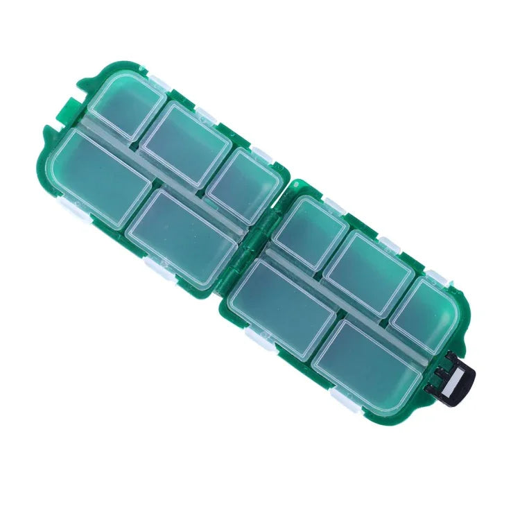 Caixa de Armazenamento para Equipamento de Pesca HENGJIA qt061-1 com Dez Divisórias, qt061-1