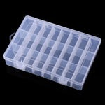 HENGJIA qt022 Caixa Transparente Impermeável para Armazenamento Multifuncional de Ferramentas e Equipamento de Pesca com Vinte e Quatro Divisórias, qt022