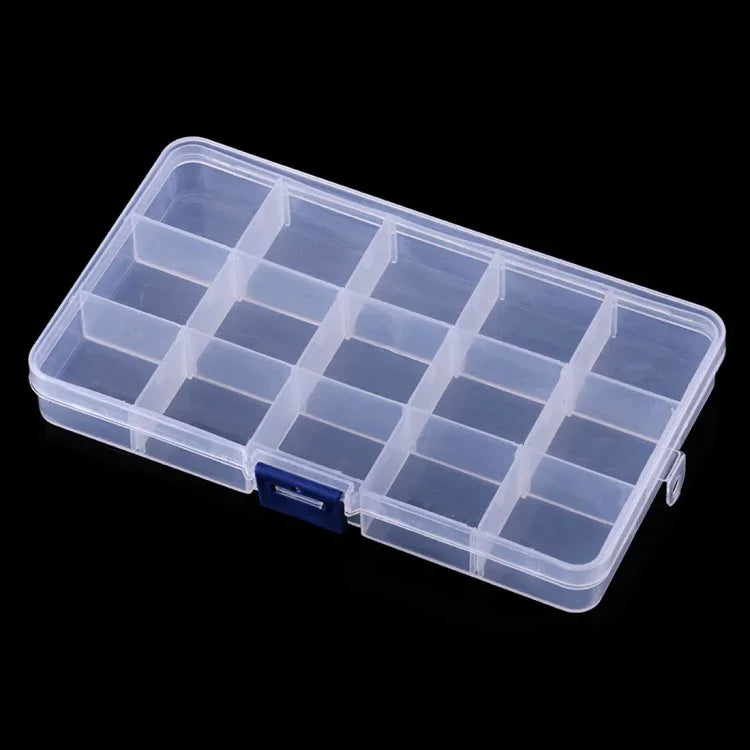 HENGJIA qt020 Caixa de Armazenamento de Equipamento de Pesca Multifuncional Impermeável com Quinze Divisórias, qt020
