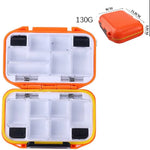 HENGJIA qt020 Caixa de Armazenamento de Equipamento de Pesca Multifuncional Impermeável com Ganchos e Caixa para Isco, pequeno: 11,5 x 8 x 3,5cm, 11,5 x 8 x 3,5cm