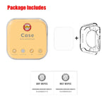 Capa Semi-rígida 2 em 1 ENKAY Hat-Prince em TPU + Filme Curvo PET 3D para Ecrã com Dobragem a Calor para Apple Watch Series 6 / 5 / 4 / SE 3 / SE 2 / SE 1 40mm, F Apple Watch Series 6 / 5 / 4 / SE 3 / SE 2 / SE 1 40mm