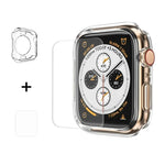 ENKAY Capa Semi-rígida TPU 2 em 1 + Filme Curvo PET 3D de Tela Completa para Apple Watch Série 6 / 5 / 4 / SE 3 / SE 2 / SE 1 44mm, F Apple Watch Série 6 / 5 / 4 / SE 3 / SE 2 / SE 1 44mm