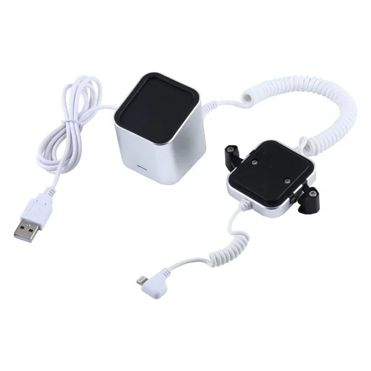 Aluminum Shell Square - column Anti - theft Alarm Stand Security System Burglar Alarm / Anti - theft Alarm Display Holder for iPhone & iPod with 8 - Pin Port - Trustpick