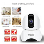 Anpwoo - YT003 2.0 Mega 3.6mm Lens Wide Angle 1080P Smart WIFI Monitor Camera , Support Night Vision & TF Card Expansion Storage, EU Plug - Trustpick